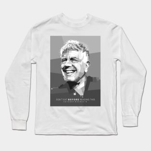 Chef Smile in Grayscale Long Sleeve T-Shirt